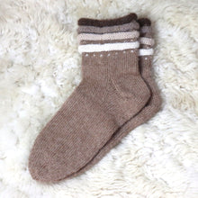 Load image into Gallery viewer, 100% alpaca wool socks (hand knitted)
