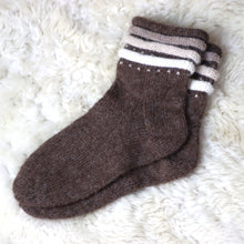 Load image into Gallery viewer, 100% alpaca wool socks (hand knitted)
