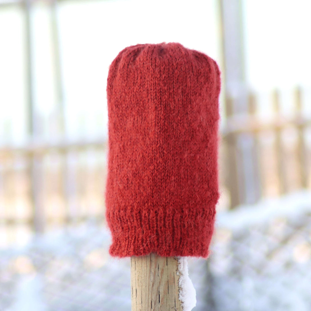 Thinner hat with alpaca wool