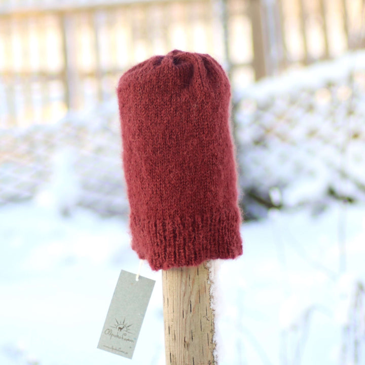 Thinner hat with alpaca wool