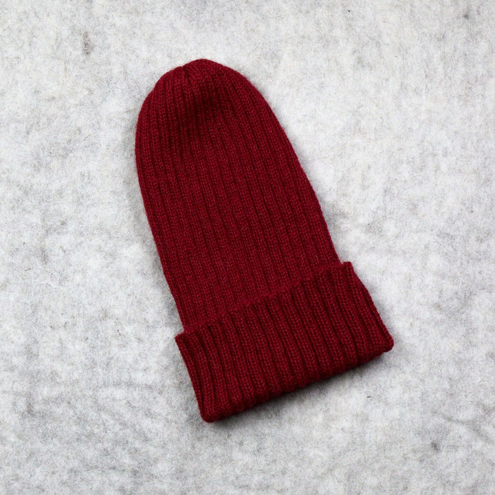 Ribbed knit hat