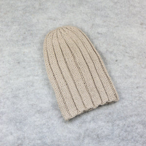 Thick ribbed hat