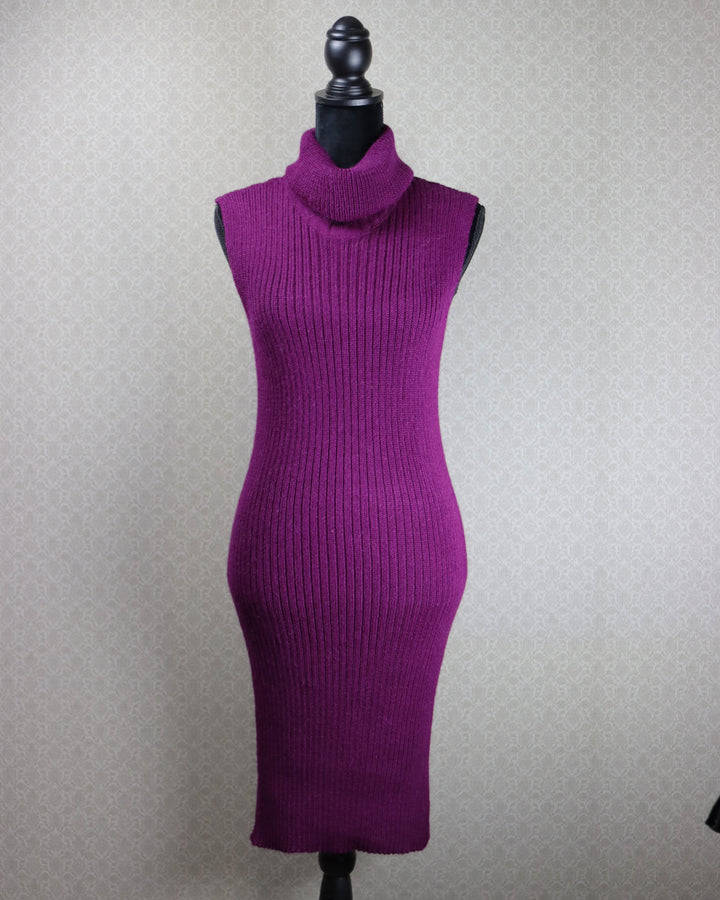 High-neck dress