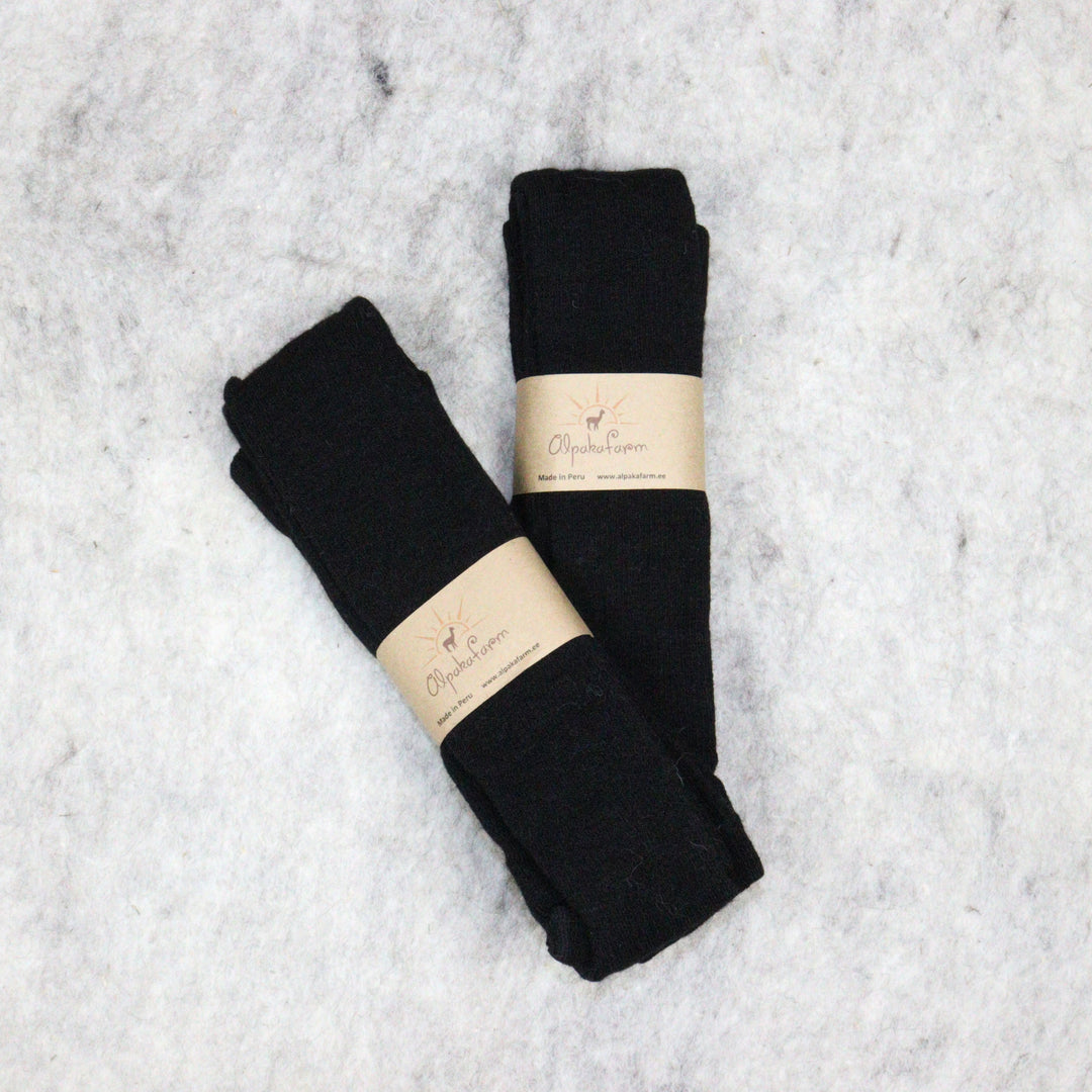 Warm alpaca wool leggings