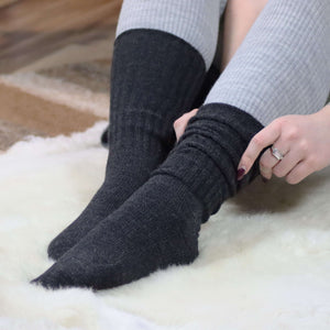 Warm boot socks