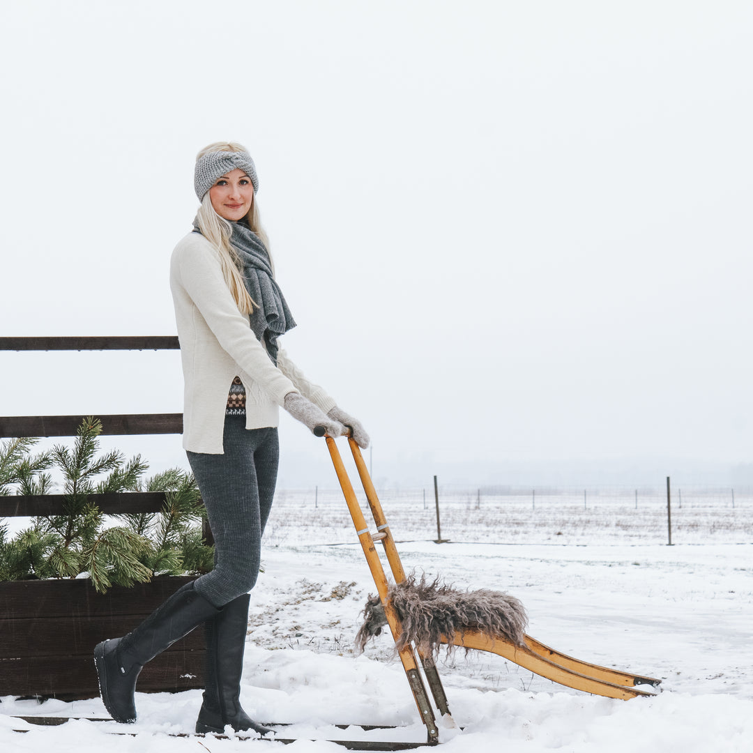 Baby alpaca wool sweater