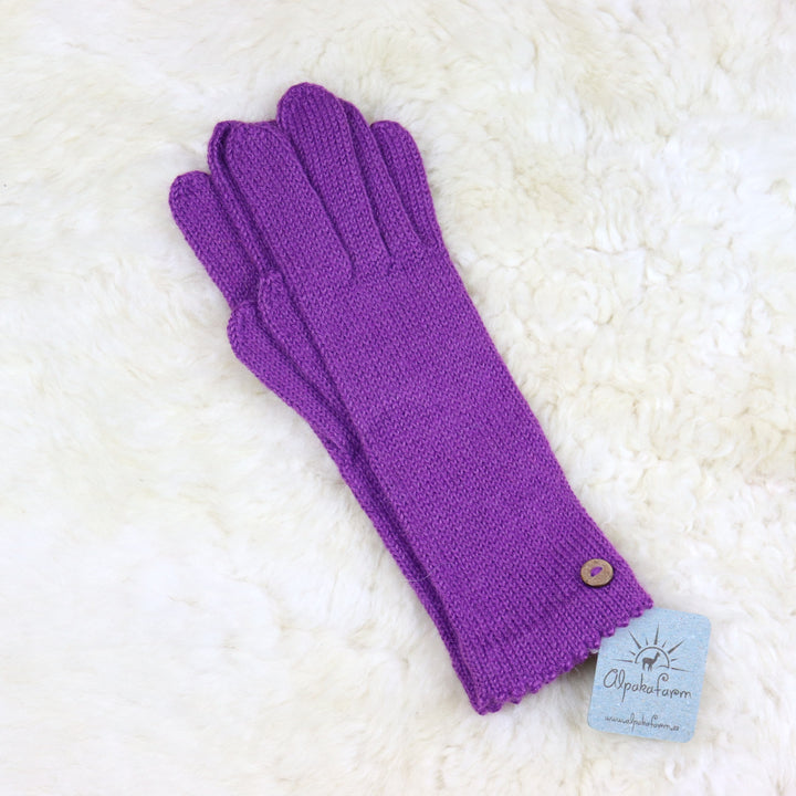 100% alpaca wool gloves