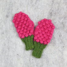 Load image into Gallery viewer, Unique raspberry mittens
