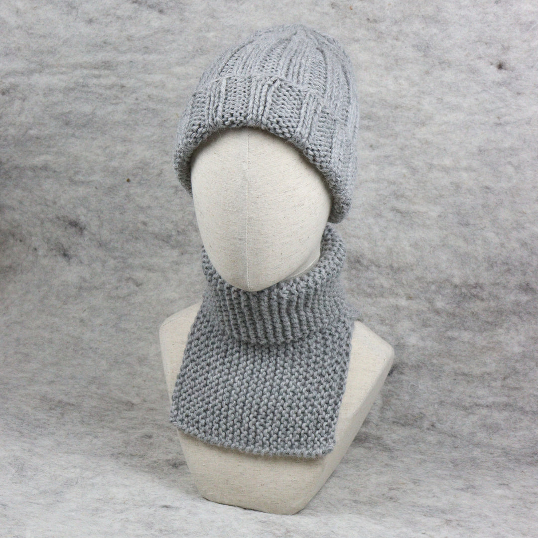 Baby Alpaca Wool Collar Scarf