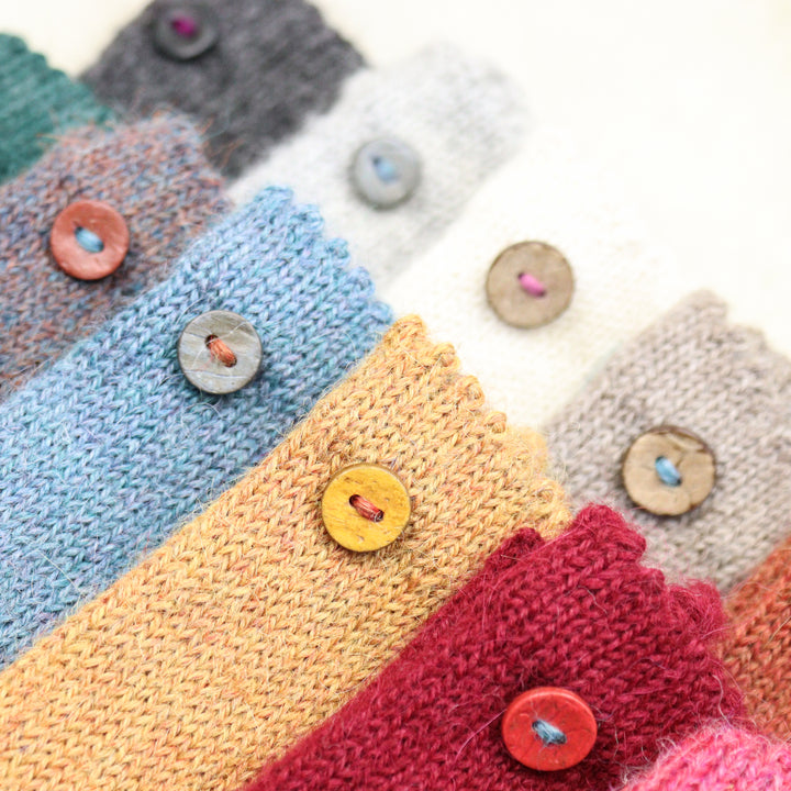 100% alpaca wool gloves