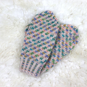 Colorful children's mittens