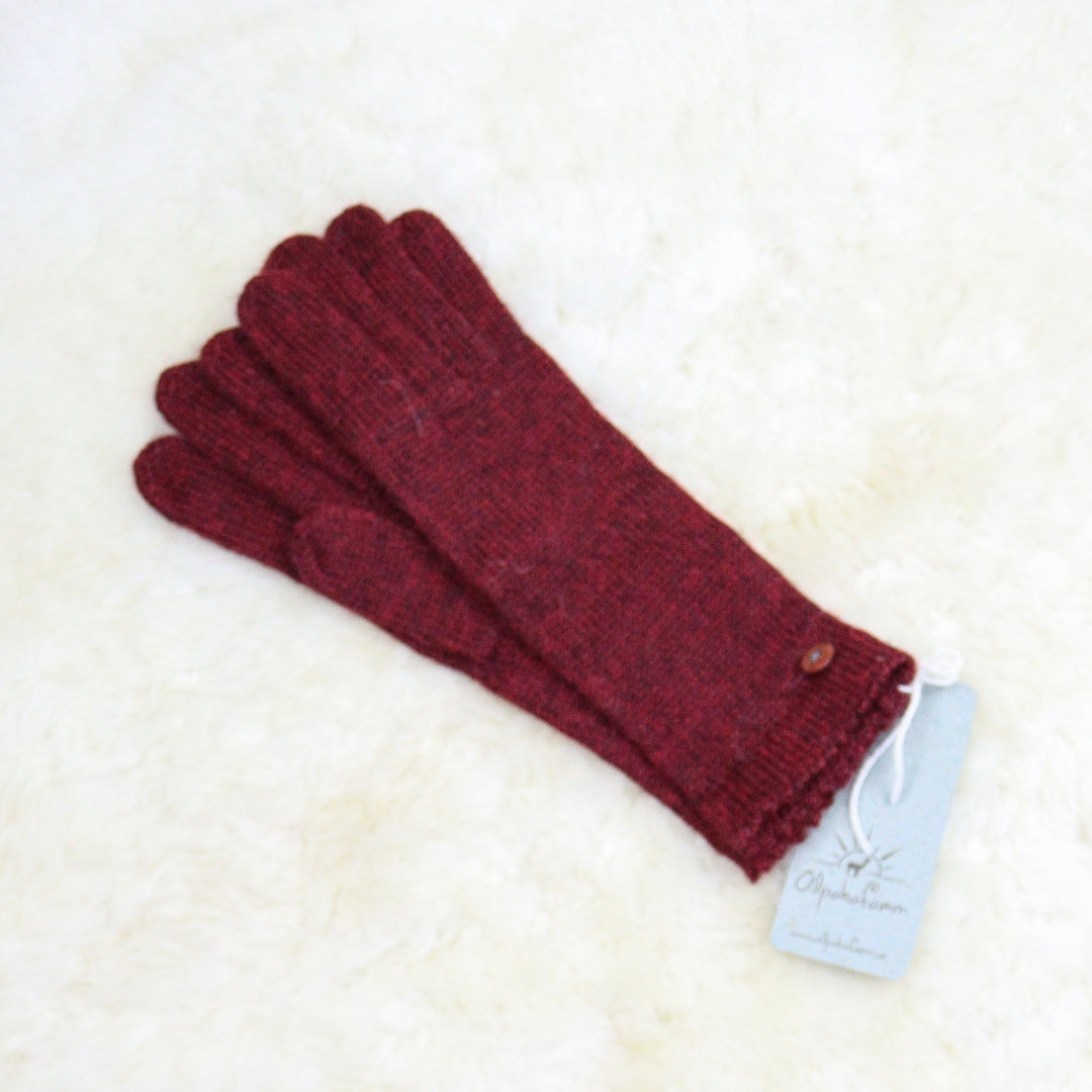 100% alpaca wool gloves