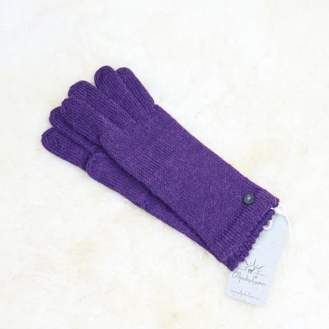 100% alpaca wool gloves