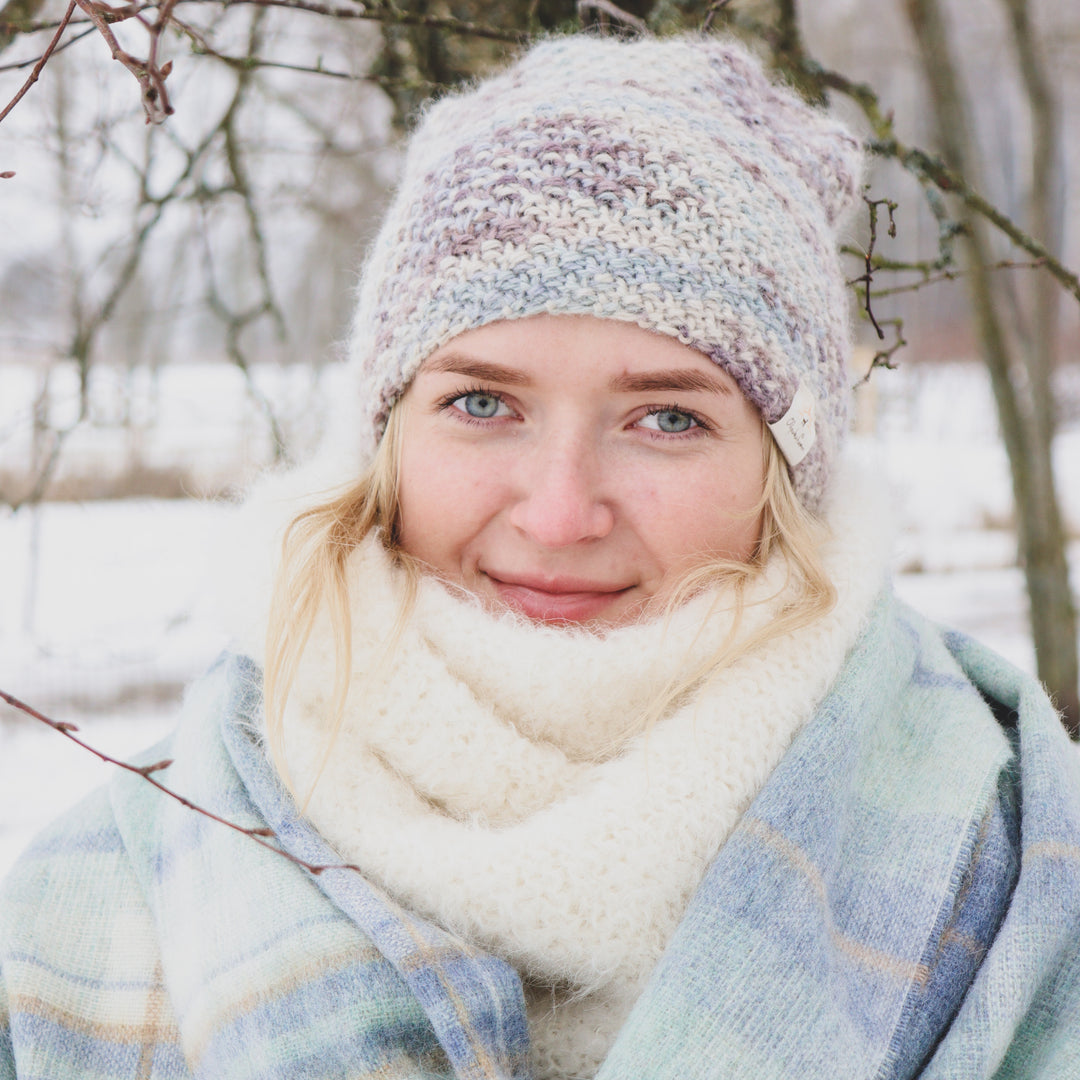 Alpakavillaga pehme rõngassall - Puffy