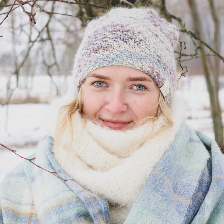 Alpakavillaga pehme rõngassall - Puffy