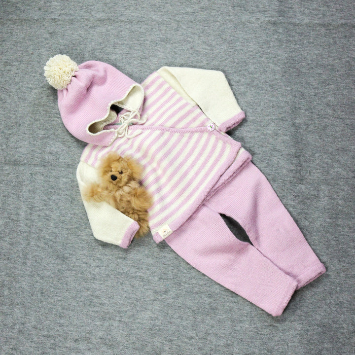 Striped baby set