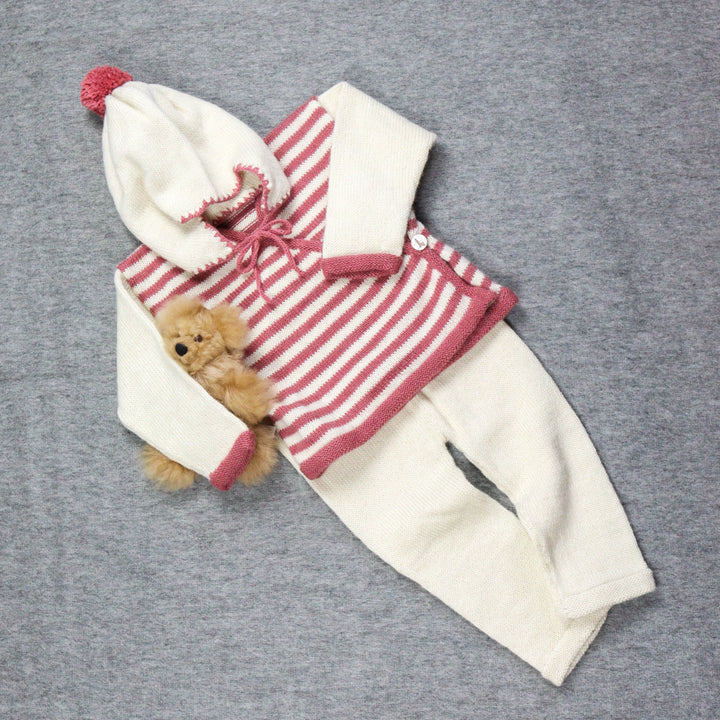 Striped baby set