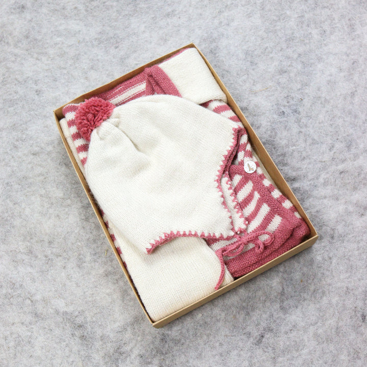 Striped baby set