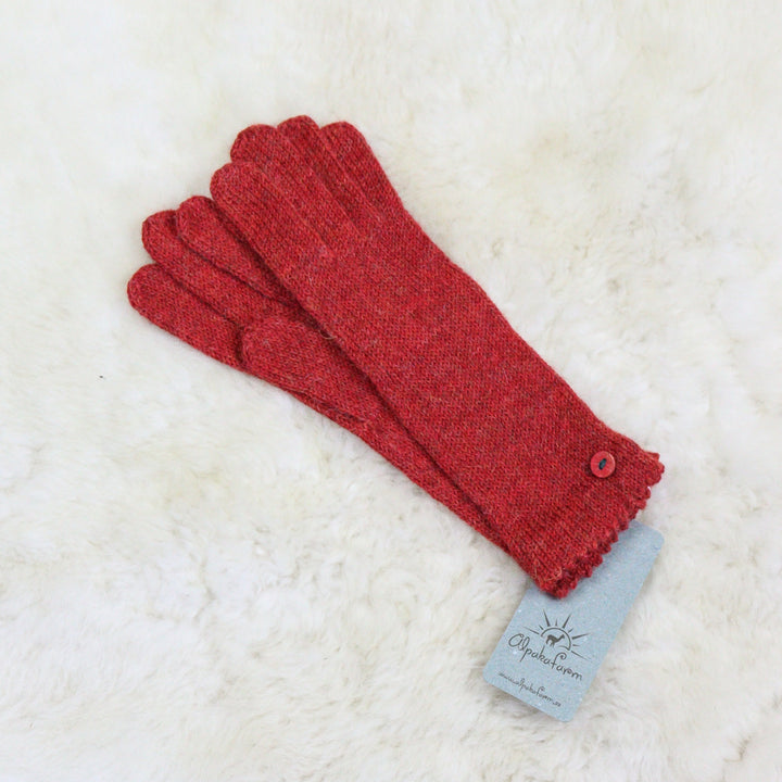 100% alpaca wool gloves