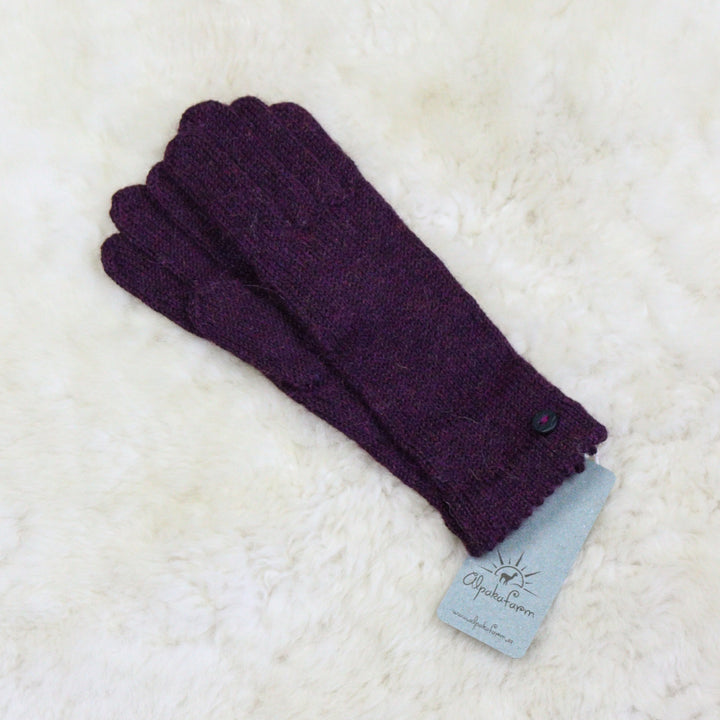 100% alpaca wool gloves