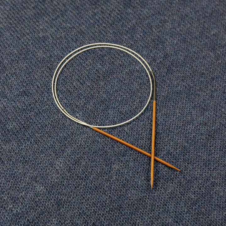 Circular needles with metal cable