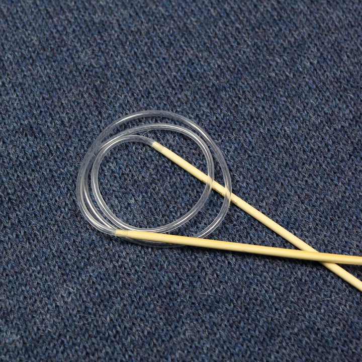 Circular needles with metal cable