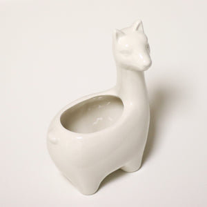 Alpaca shaped vase