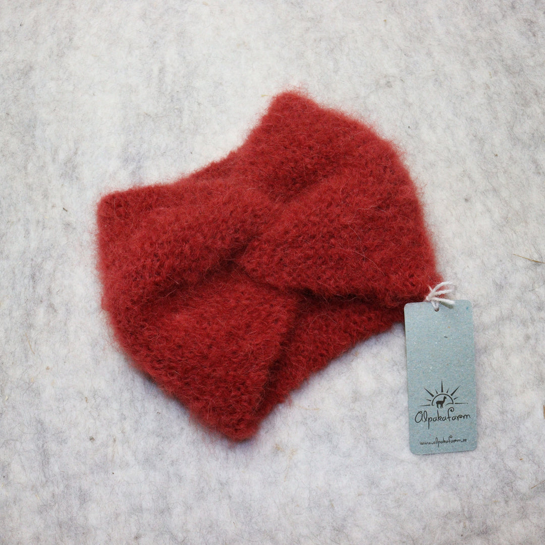 Soft headband with alpaca wool - Puffy