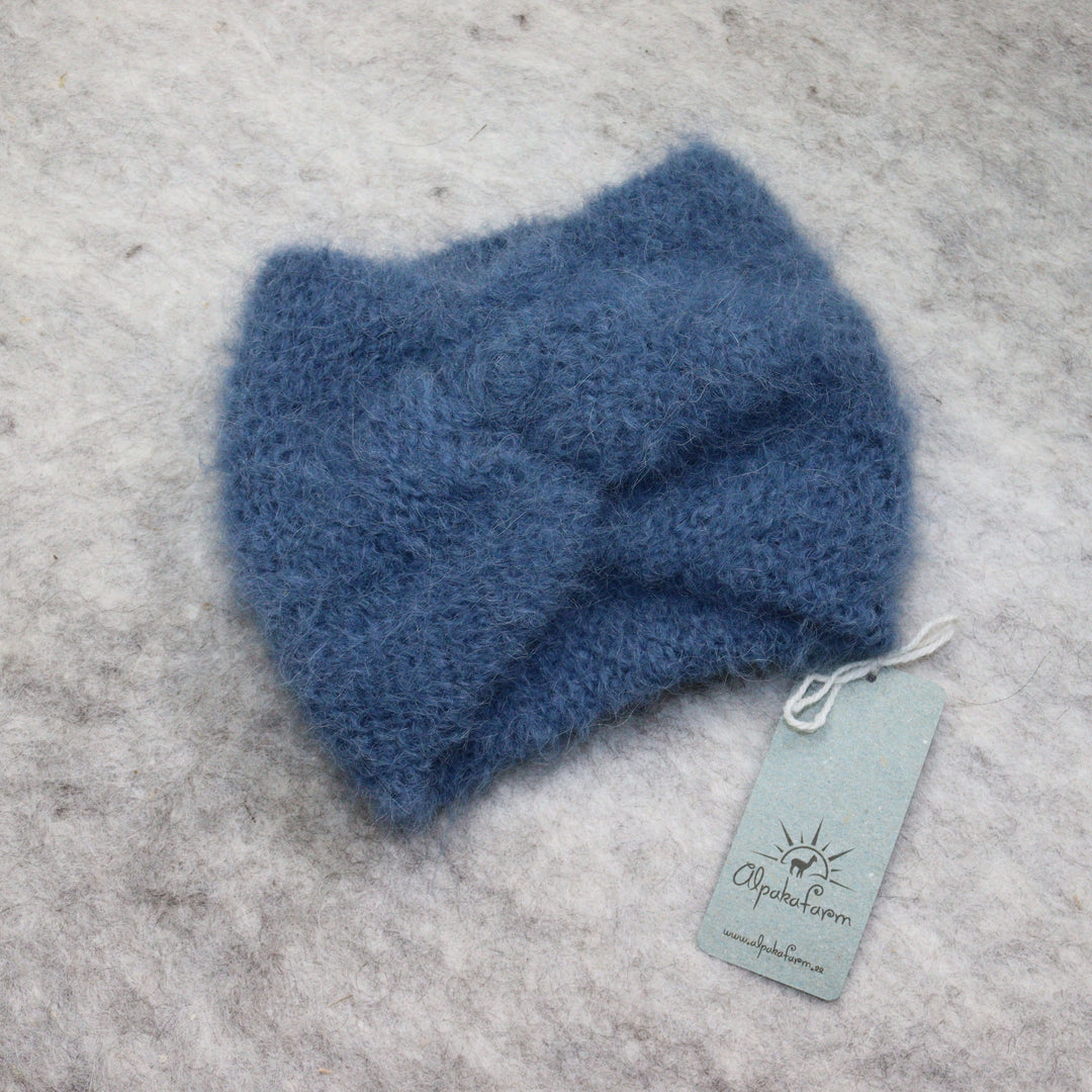 Soft headband with alpaca wool - Puffy
