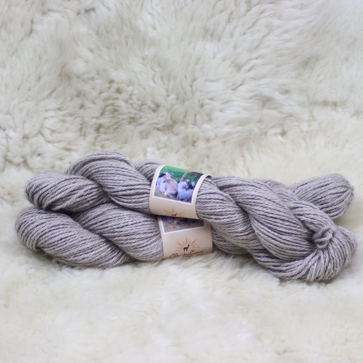 Farm yarn from angora and sheep wool
