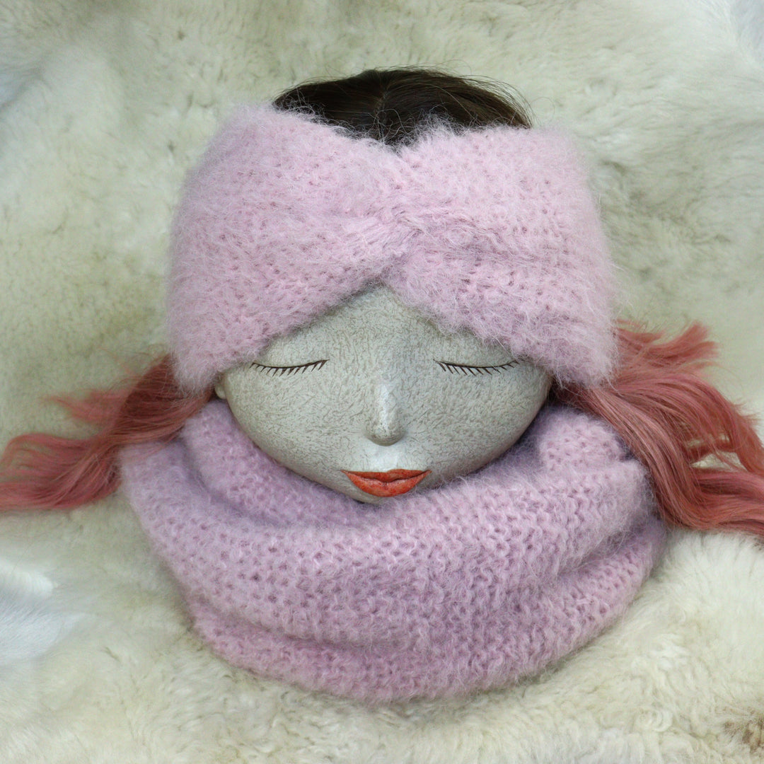 Soft headband with alpaca wool - Puffy